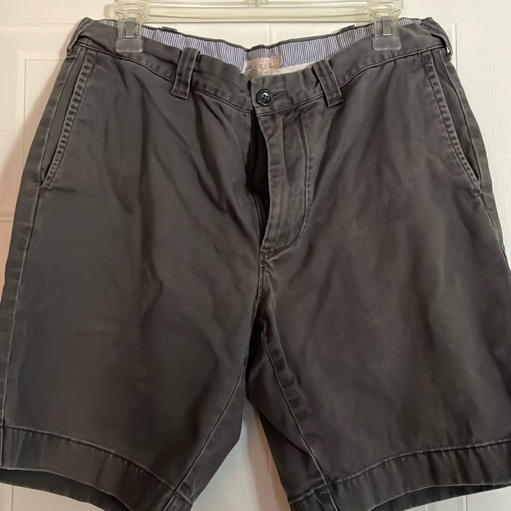 J crew men's shorts size 33 gray